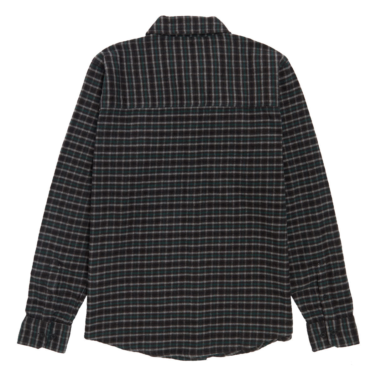 Independent Belmont Long Sleeve Flannel Shirt - Teal/Grey/Black image 2