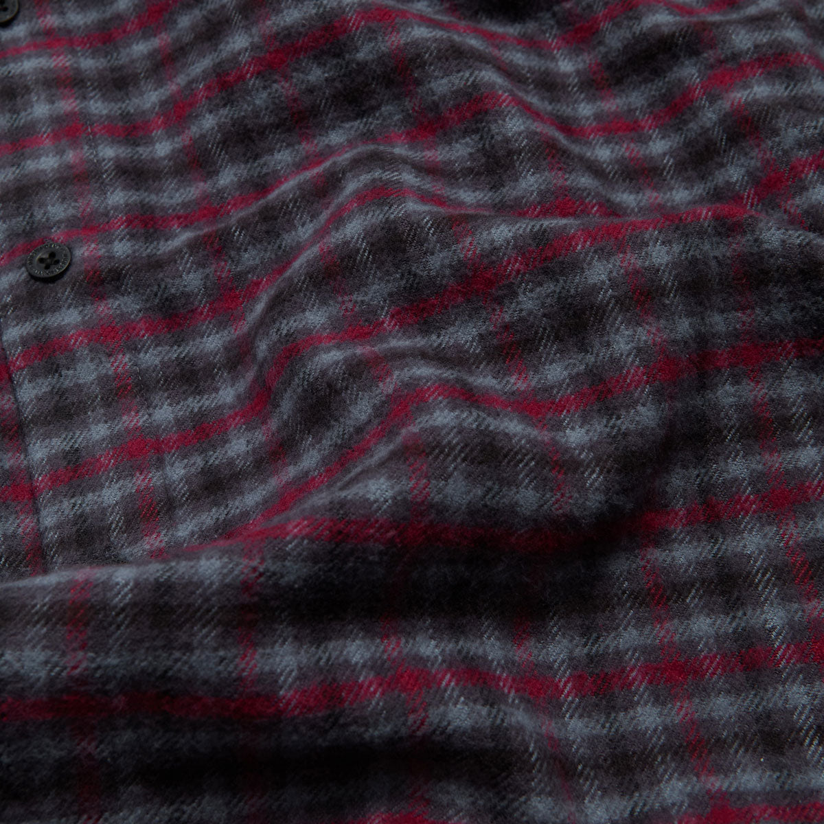 Independent Belmont Long Sleeve Flannel Shirt - Grey/Red/Black image 4