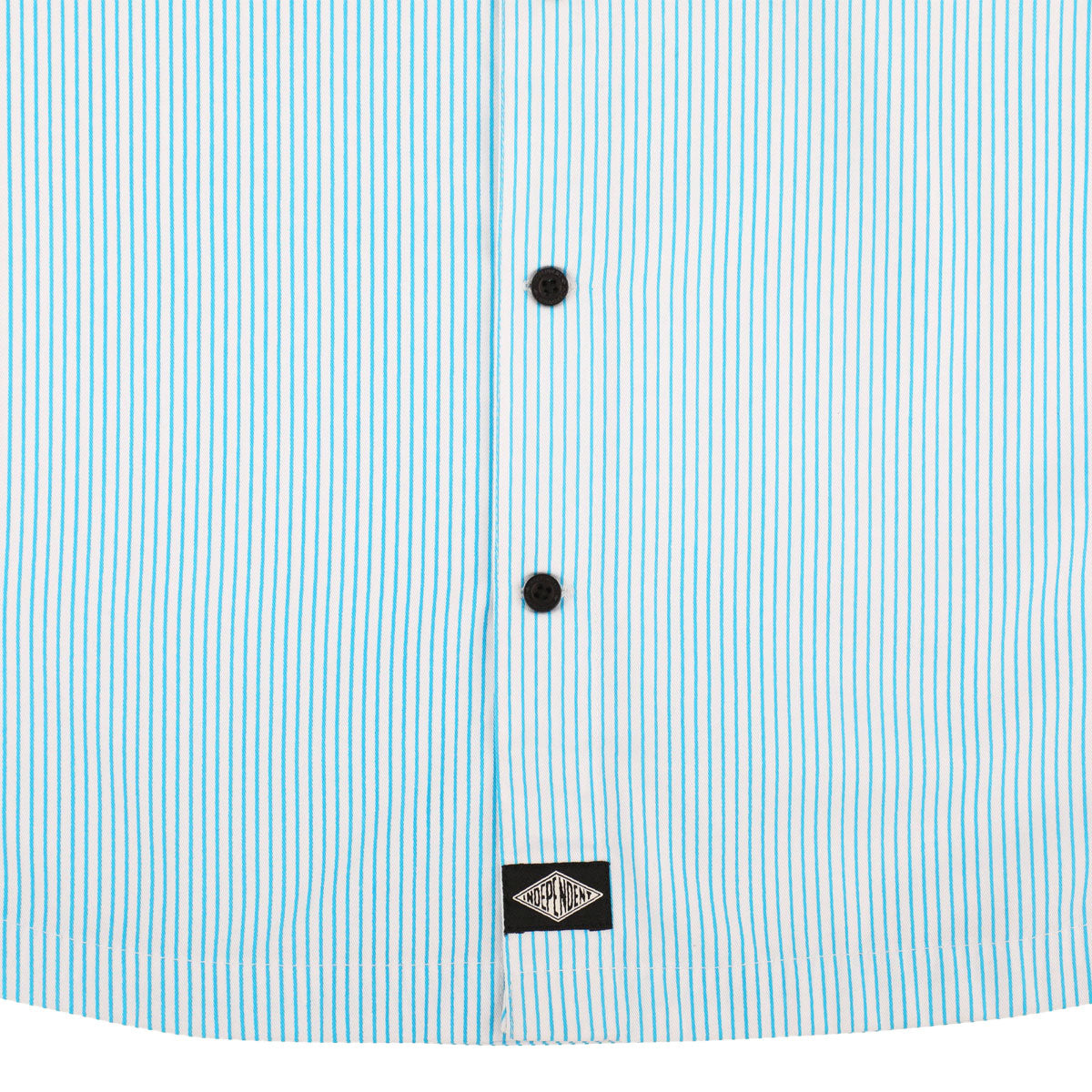 Independent Free On The Streets Shirt - White/Blue Stripes image 4