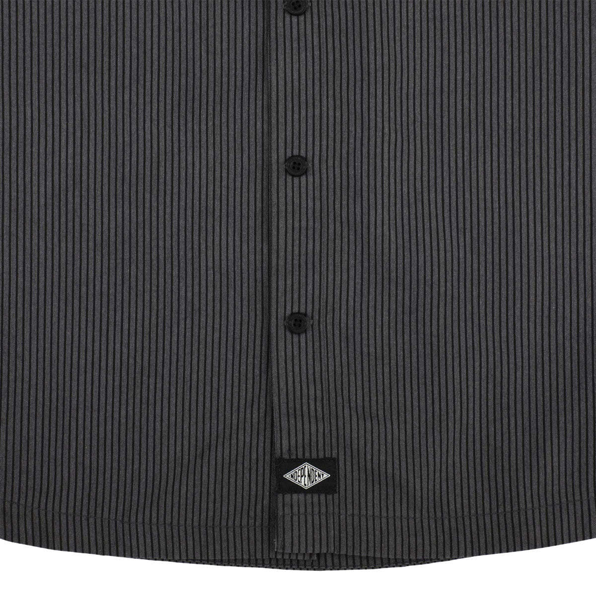 Independent Free On The Streets Shirt - Ash/Black Stripes image 4