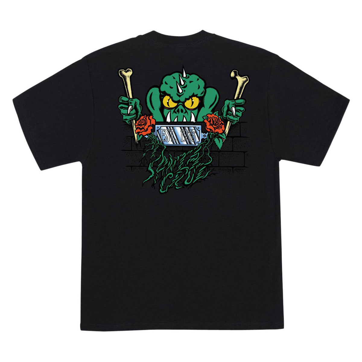 Santa Cruz Rankine Monster T-Shirt - Black image 1