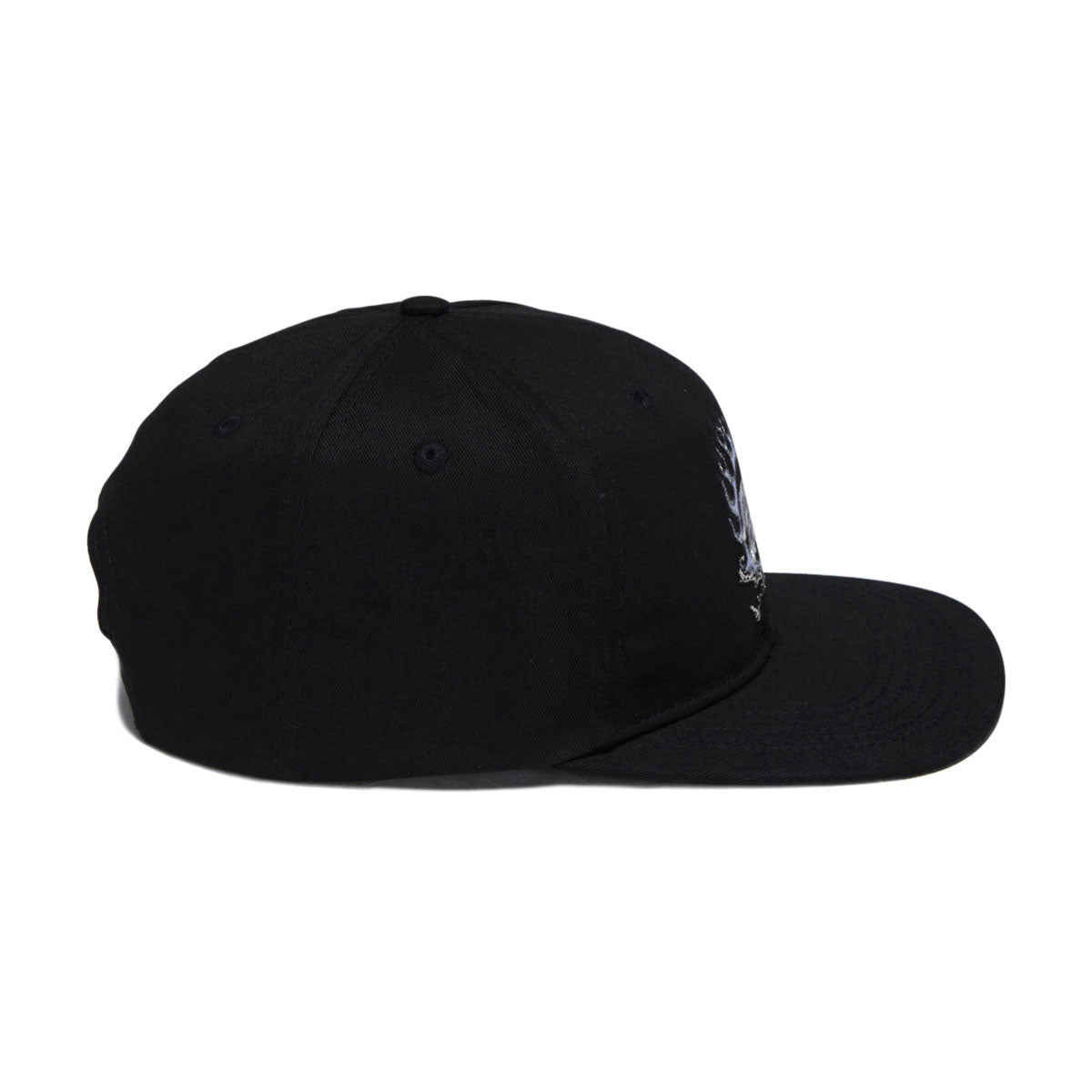 Santa Cruz Forging Dot Snapback Hat - Black image 4
