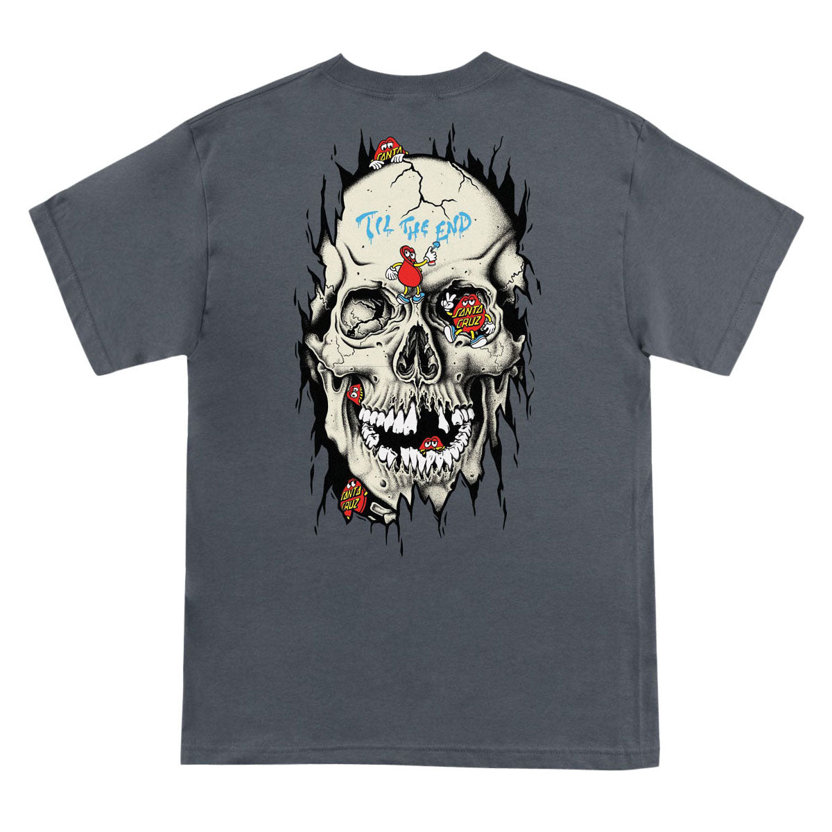 Santa Cruz Dot Dudes T-Shirt - Charcoal image 1