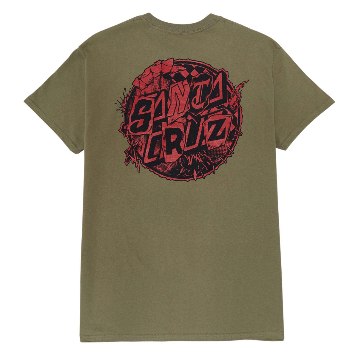 Santa Cruz Pay Off Dot T-Shirt - Prairie Dust image 1