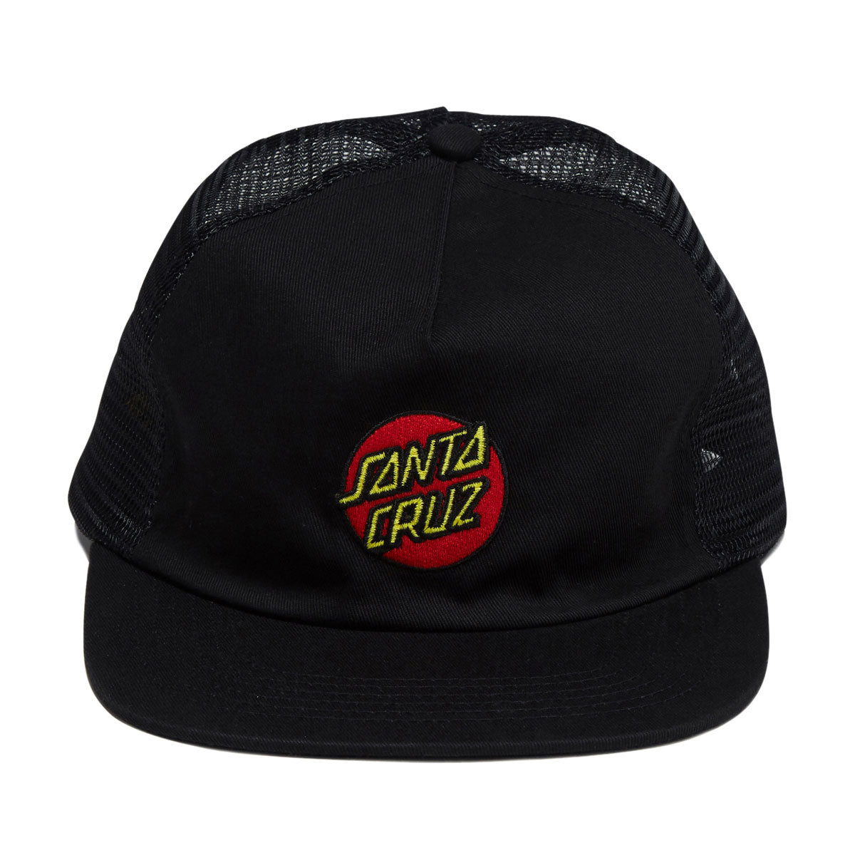 Santa Cruz Cruz Embroidered Snapback Hat - Black image 3