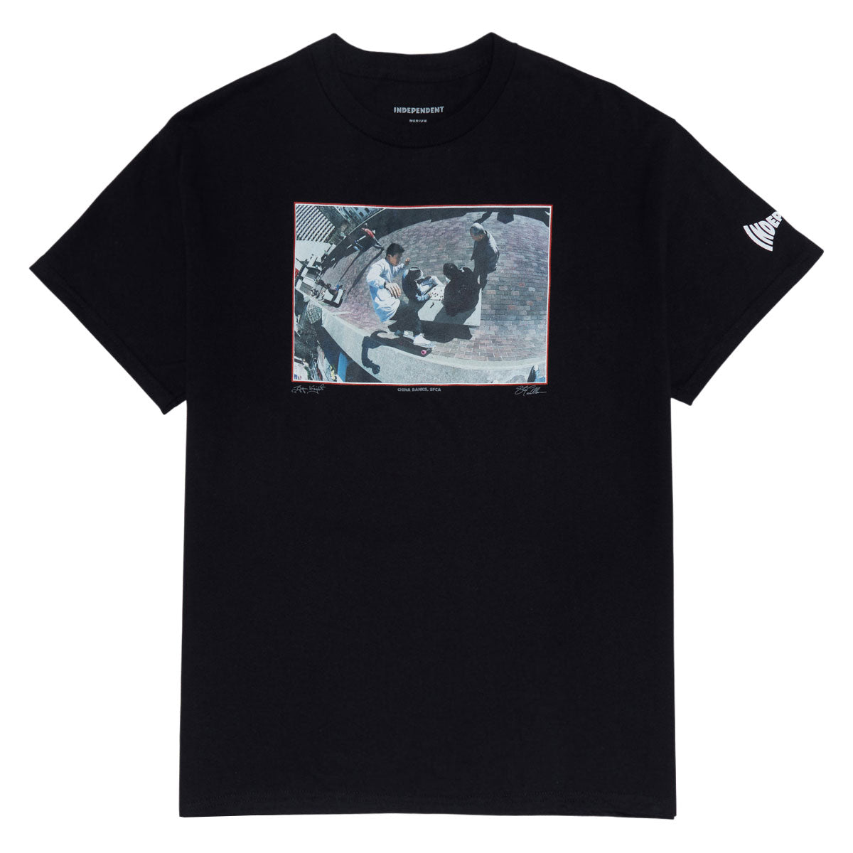 Independent Caballero China Banks T-Shirt - Black image 1