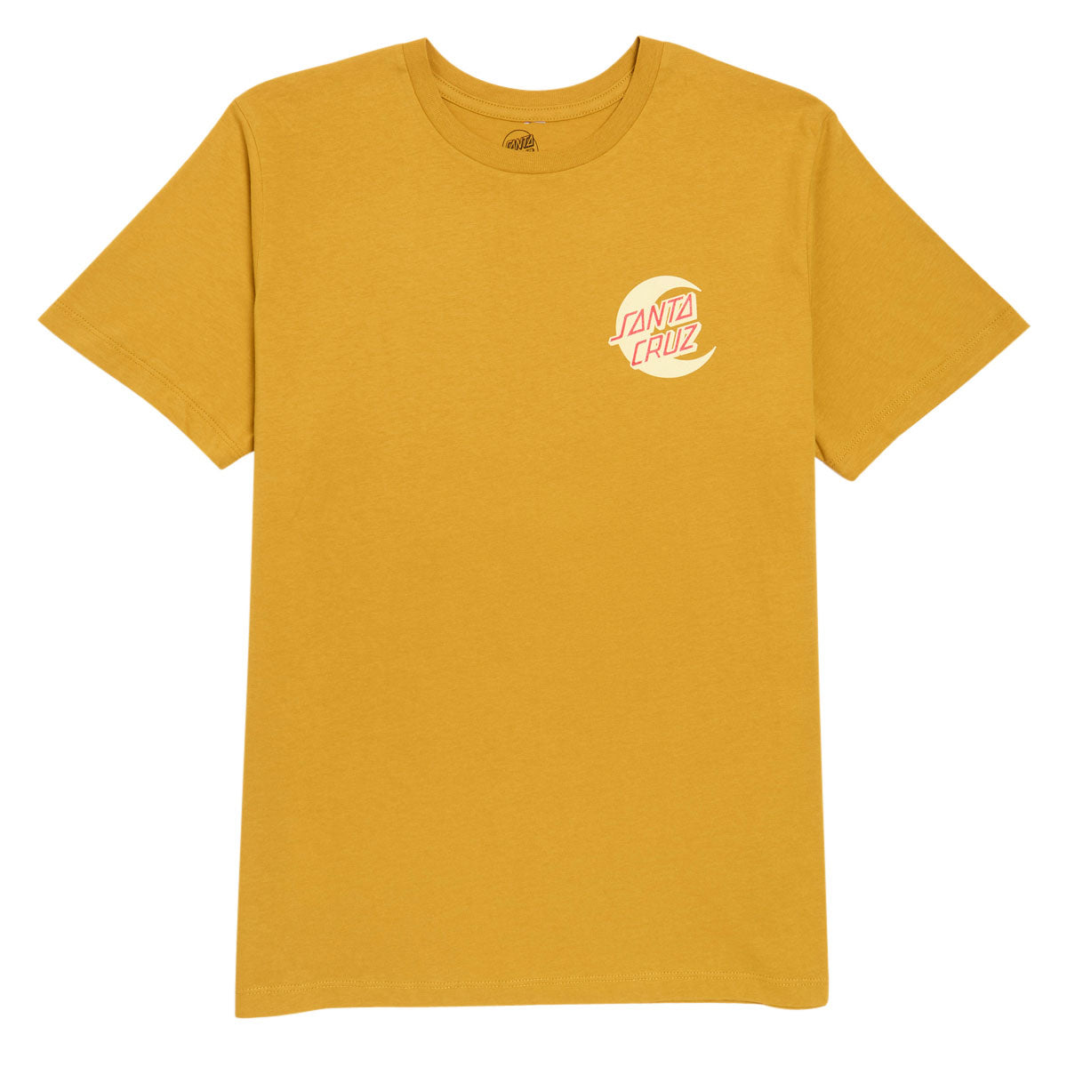 Santa Cruz Womens 2 Tone Moon Dot T-Shirt - Old Gold image 1