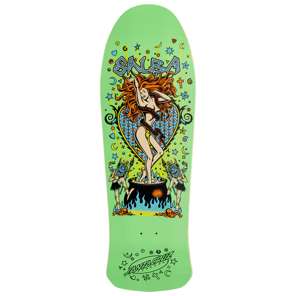 Santa Cruz Salba Witch Doctor Reissue II Skateboard Deck - 10.40