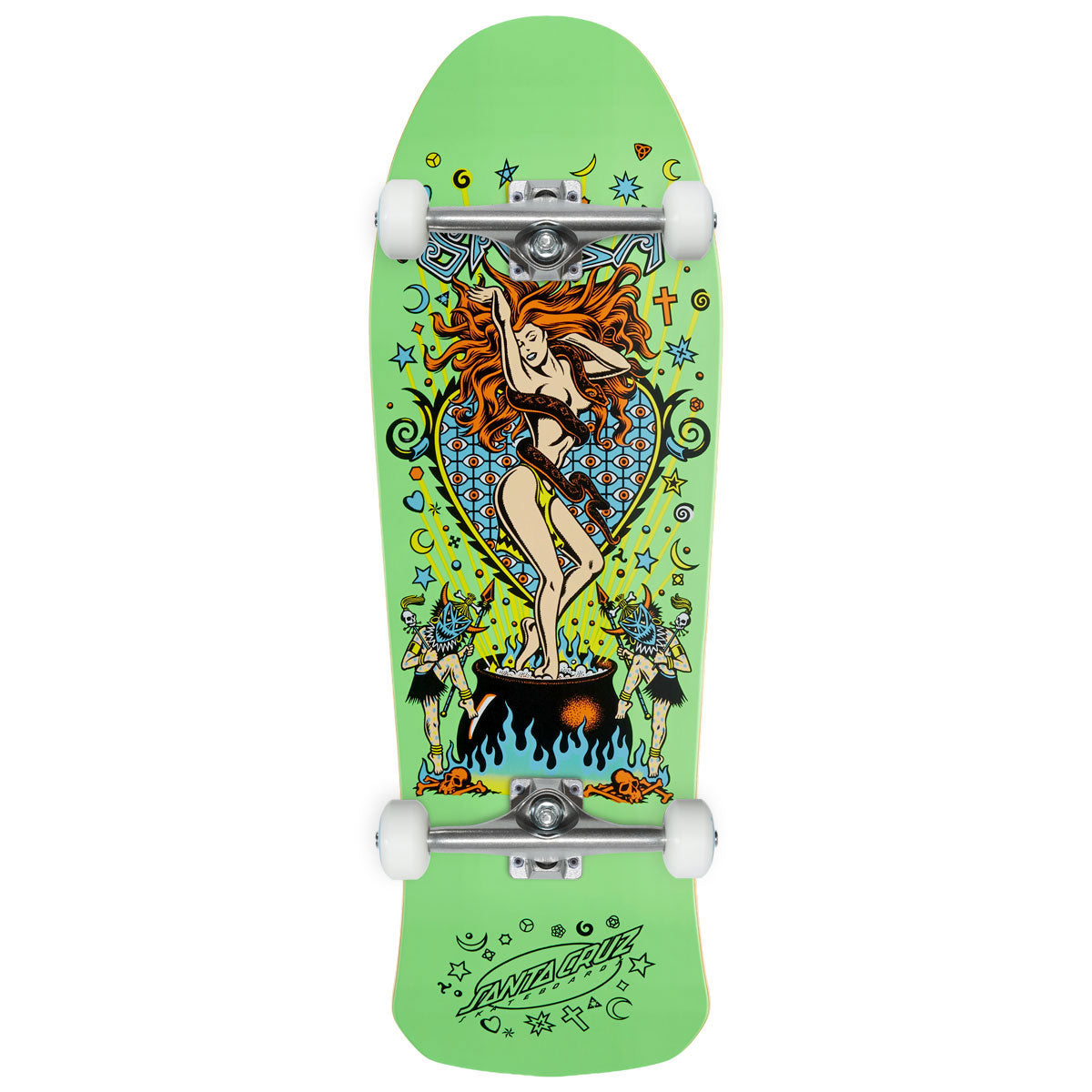 Santa Cruz Salba Witch Doctor Reissue II Skateboard Complete - 10.40