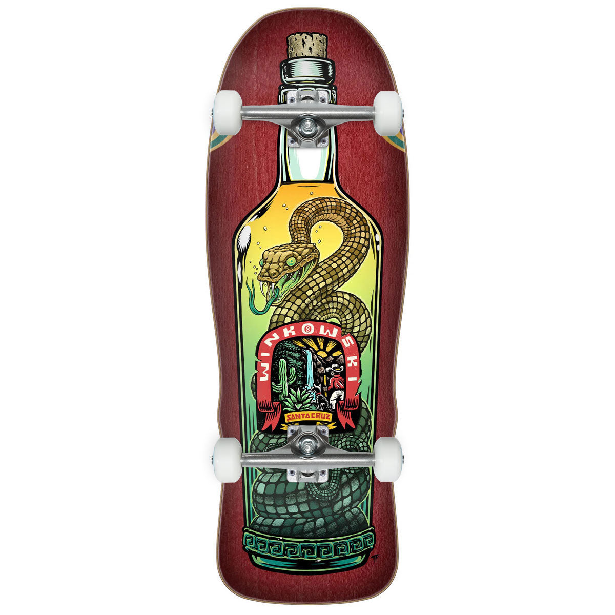 Santa Cruz Winkowski Agave Snake Pro Shaped Skateboard Complete - 10.35