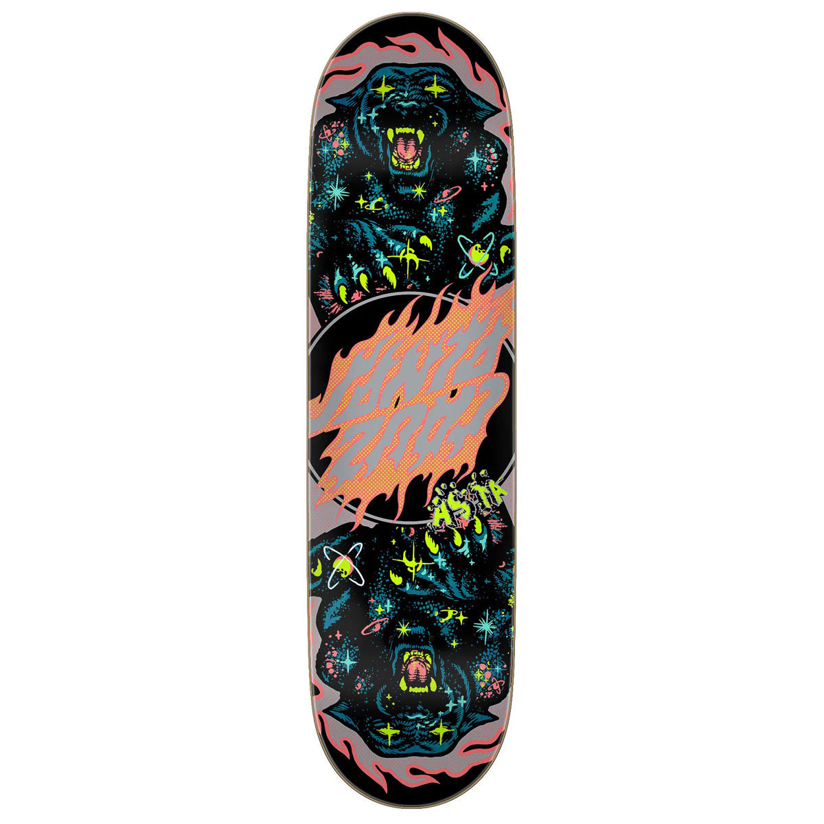 Santa Cruz Asta Space Cat Twin Pro Skateboard Deck - 8.20