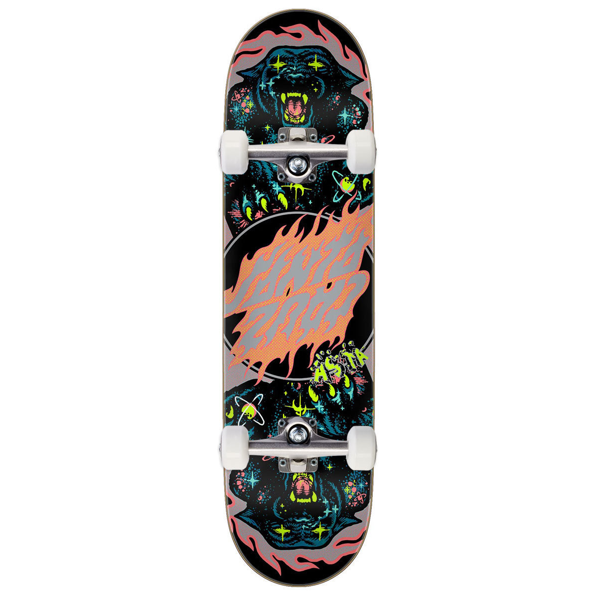 Santa Cruz Asta Space Cat Twin Pro Skateboard Complete - 8.20