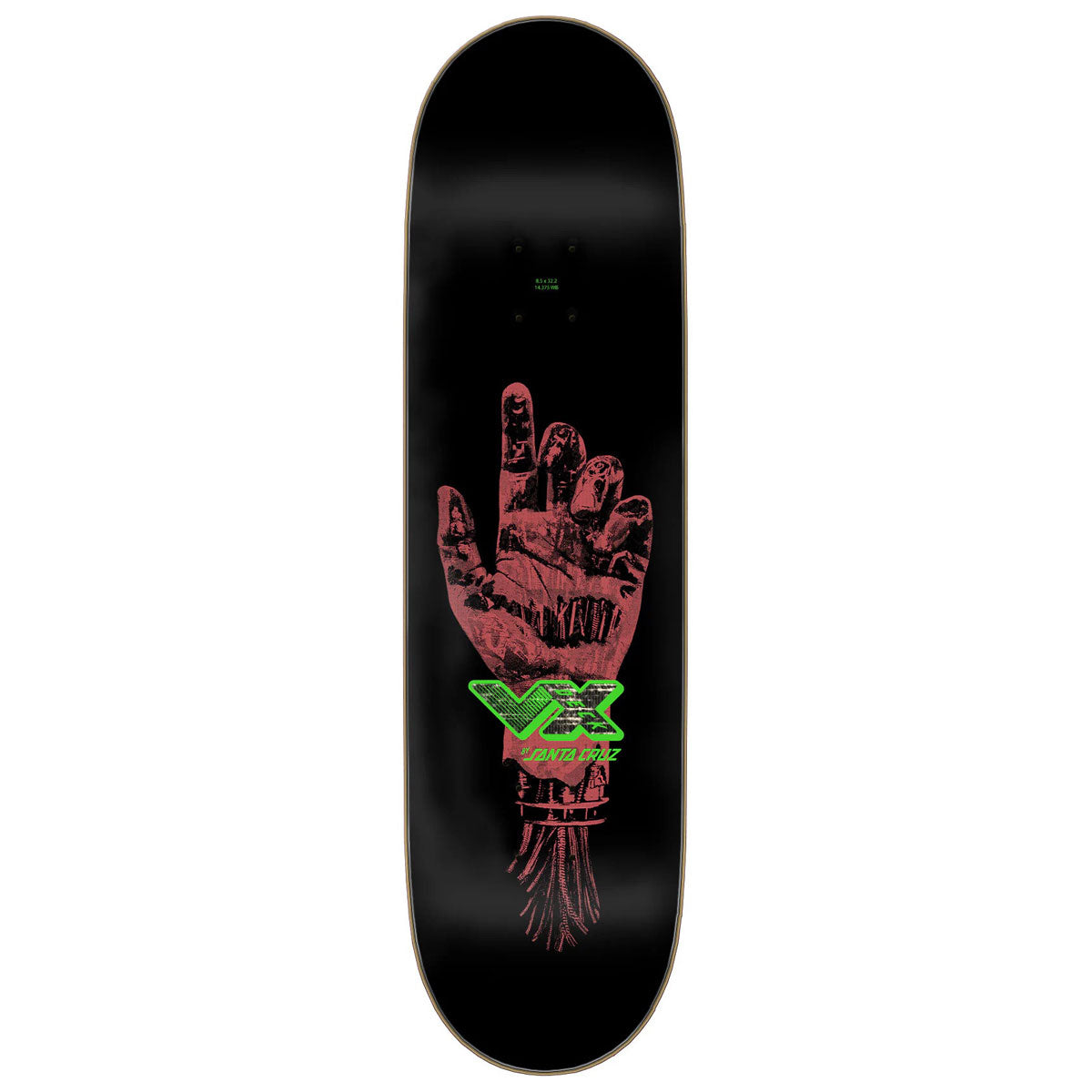 Santa Cruz Wooten Dystopia VX Skateboard Deck - 8.50
