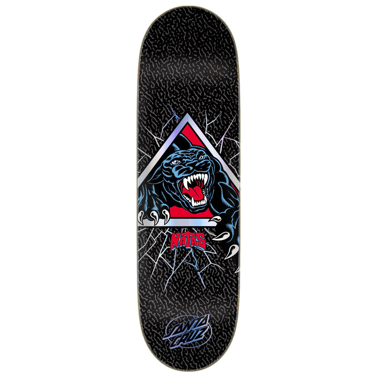 Santa Cruz Natas Shattered Panther VX Skateboard Deck - 9.00