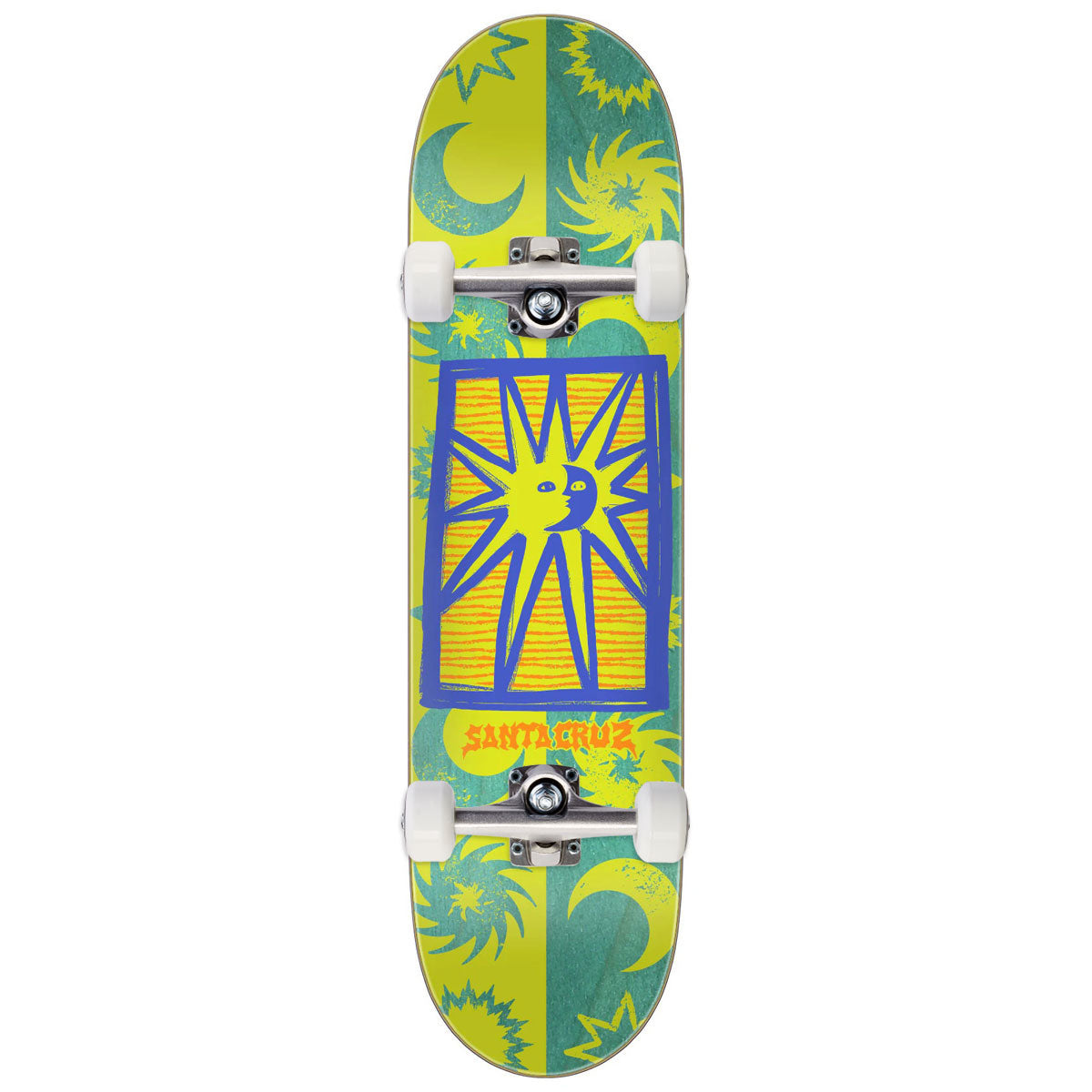 Santa Cruz Sun Stamp FeelBase Skateboard Complete - 7.75