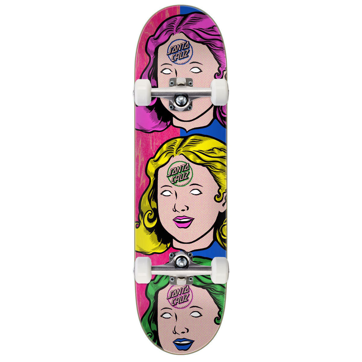 Santa Cruz Possessed Head FeelBase Skateboard Complete - 8.00
