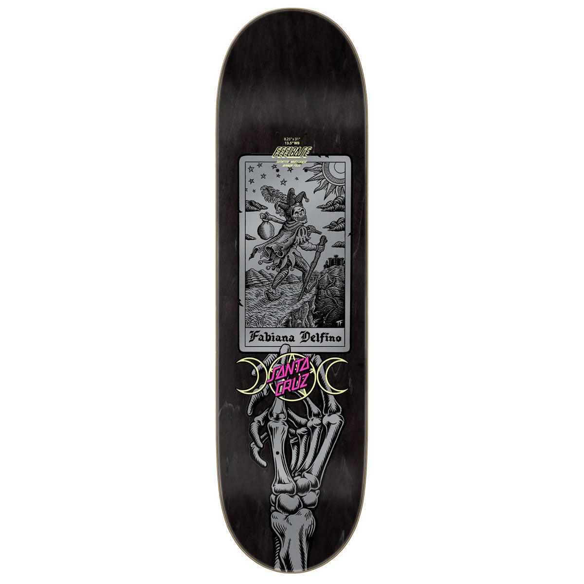 Santa Cruz Delfino Tarot Remix FeelBase Skateboard Complete - 8.25