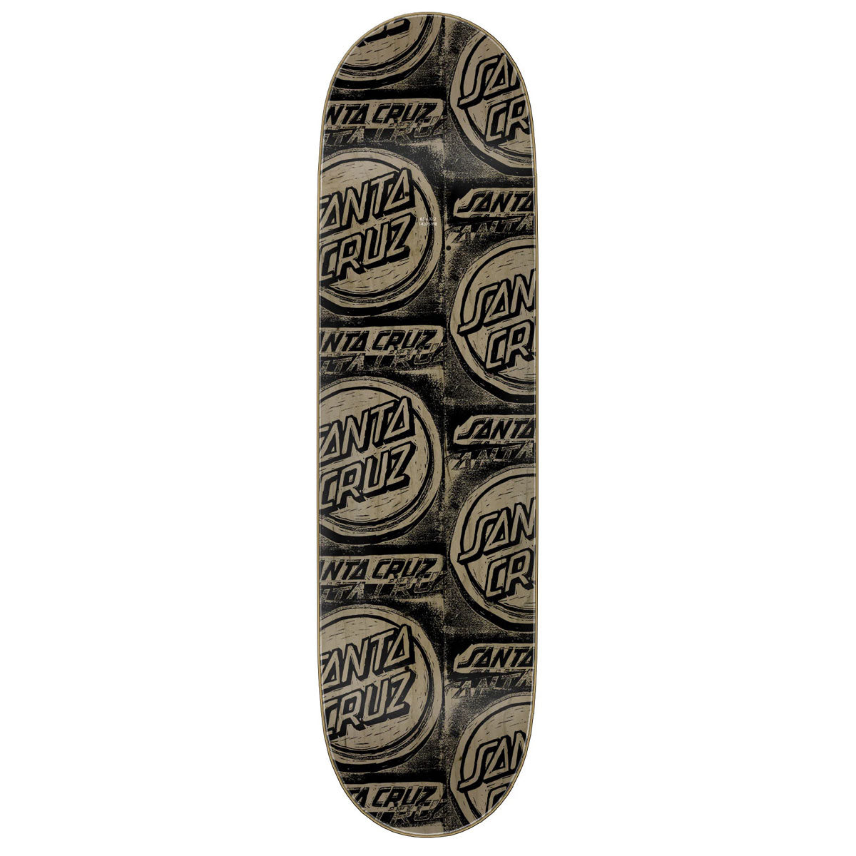 Santa Cruz Cut Collage 7 Ply Birch Skateboard Deck - 8.50