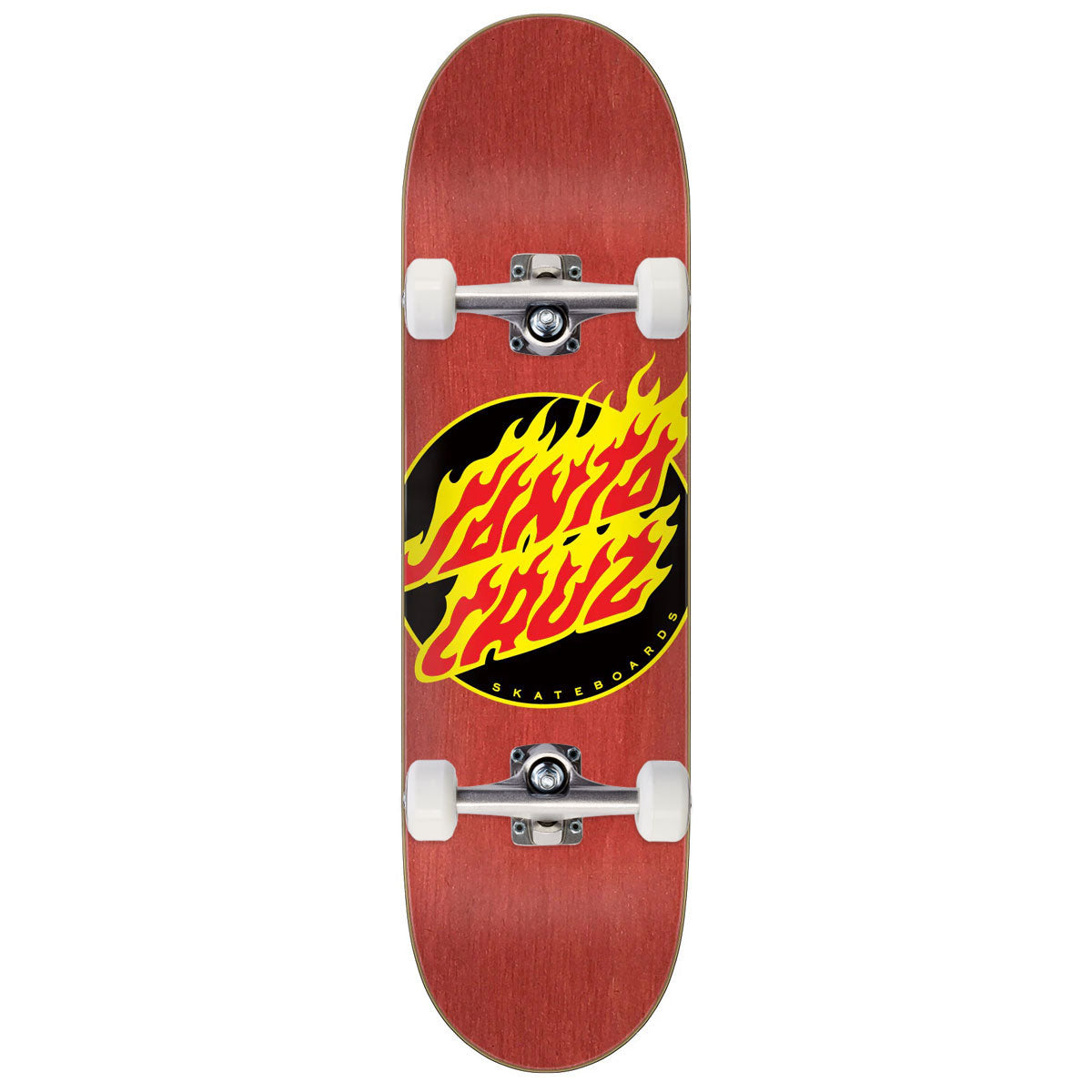 Santa Cruz Flame Dot Skateboard Complete - 7.25