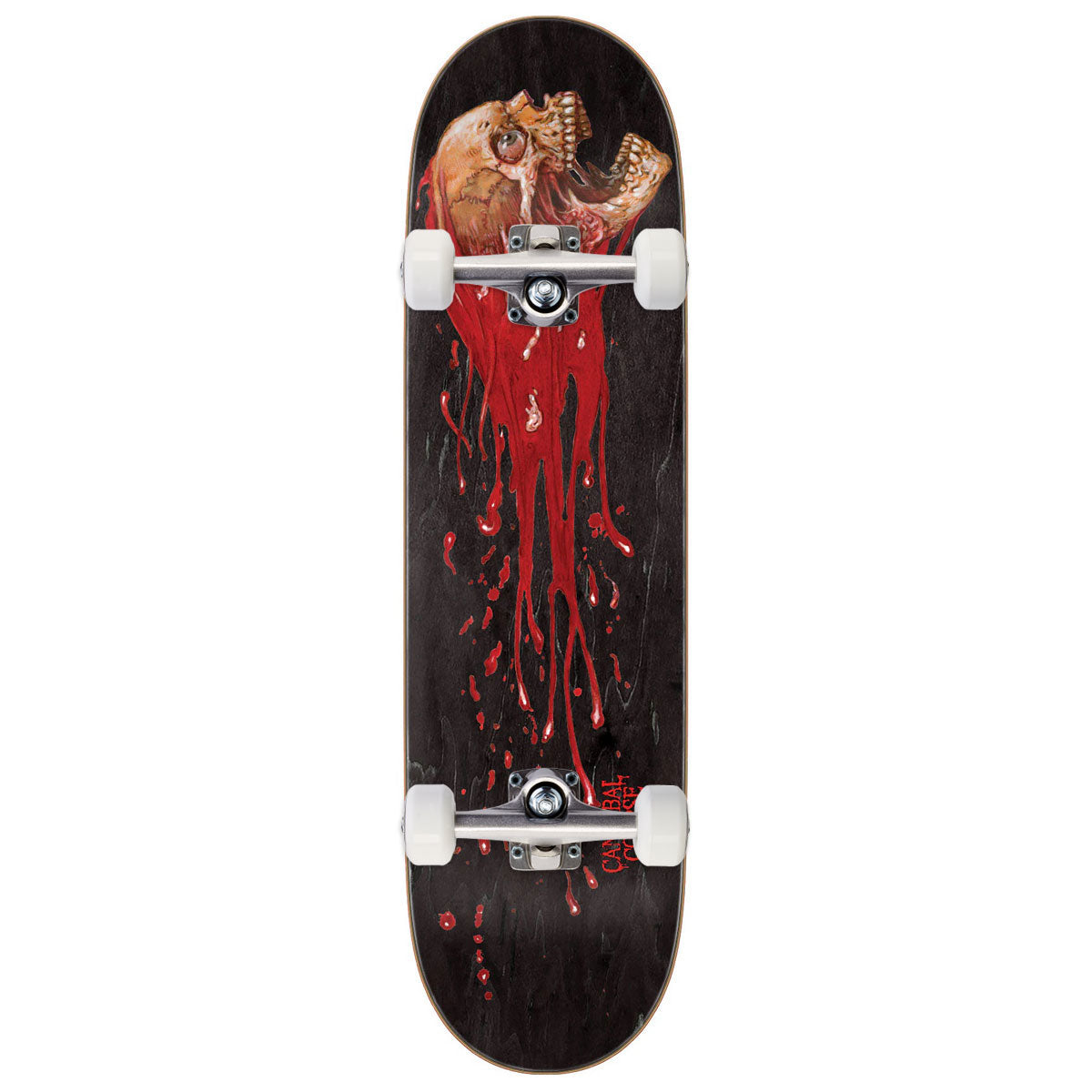 Creature x Cannibal Corpse Skull and Blood Skateboard Complete - 8.53