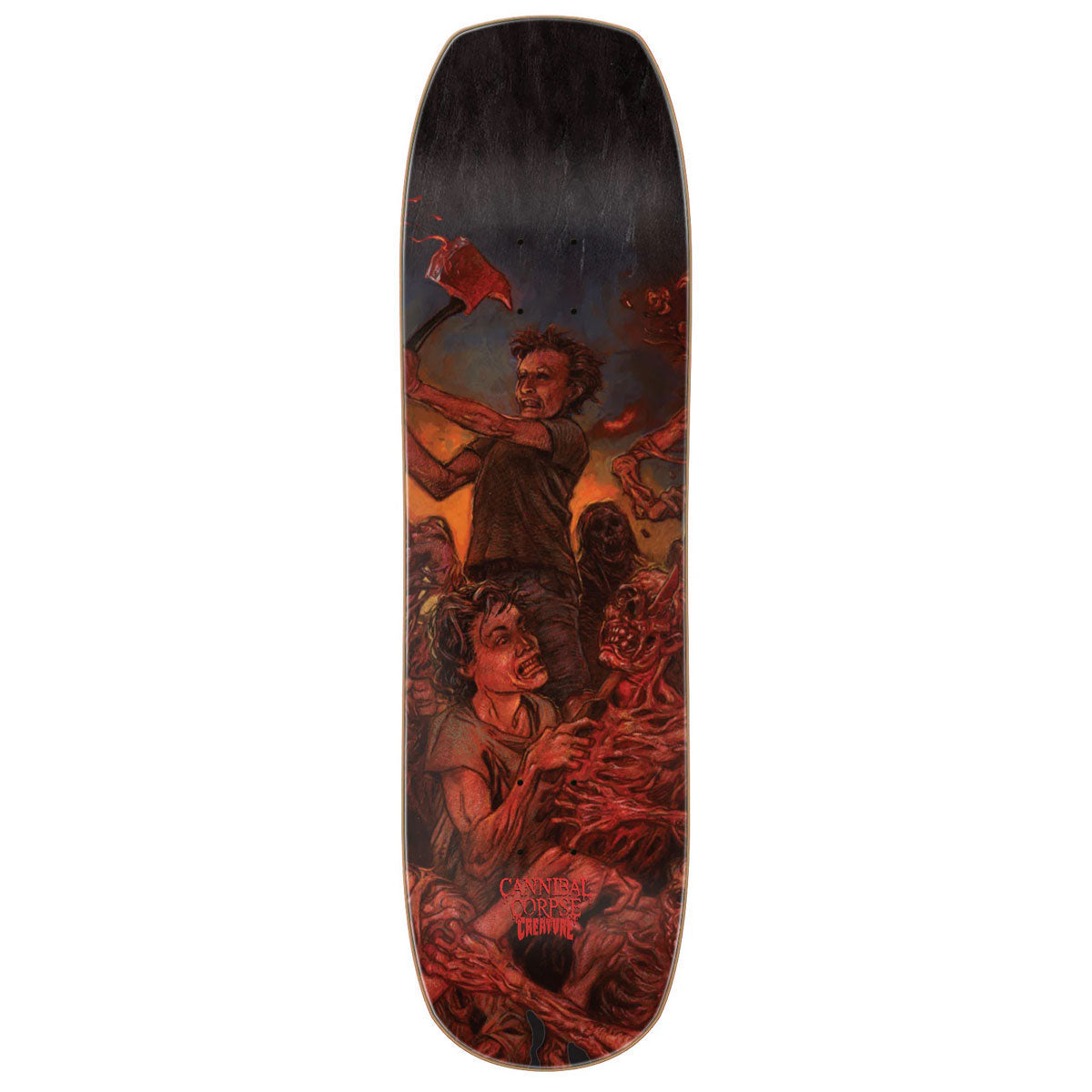 Creature x Cannibal Corpse Chaos Horrific Skateboard Deck - 8.75