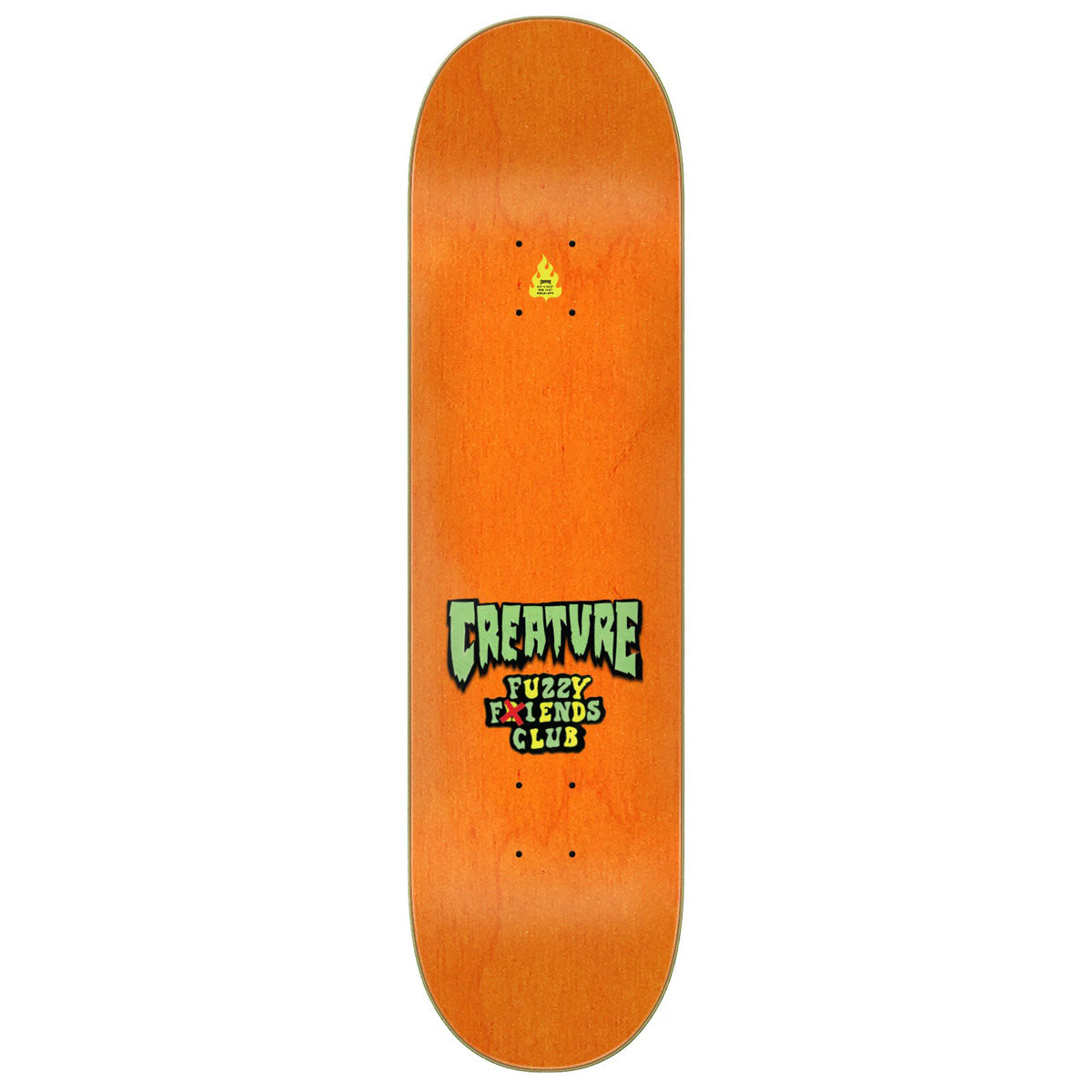 Creature Gravette Fuzzy Creature Fiends Pro Skateboard Deck - 8.30
