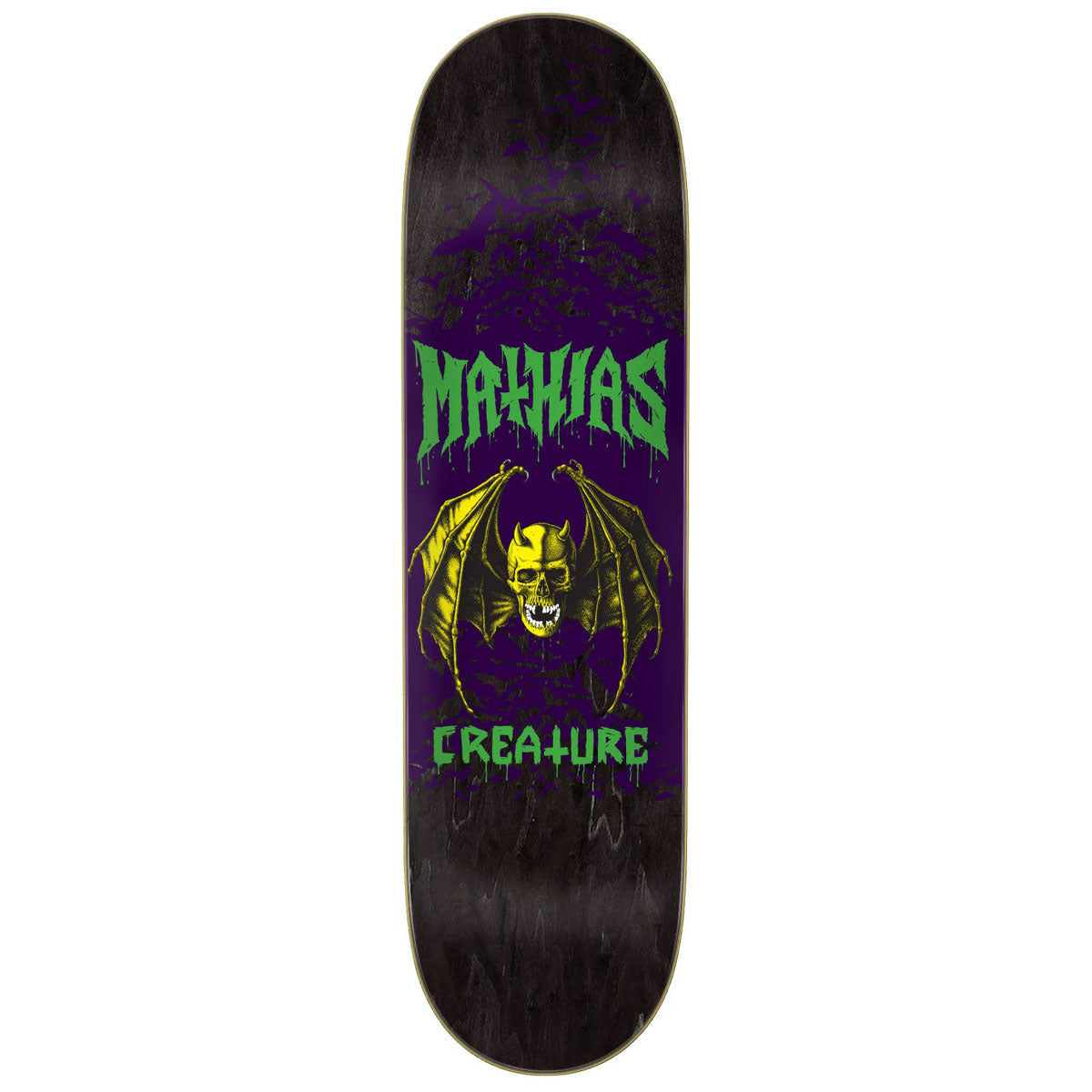 Creature Torres Skull Bat Pro Stumps Skateboard Deck - 8.51
