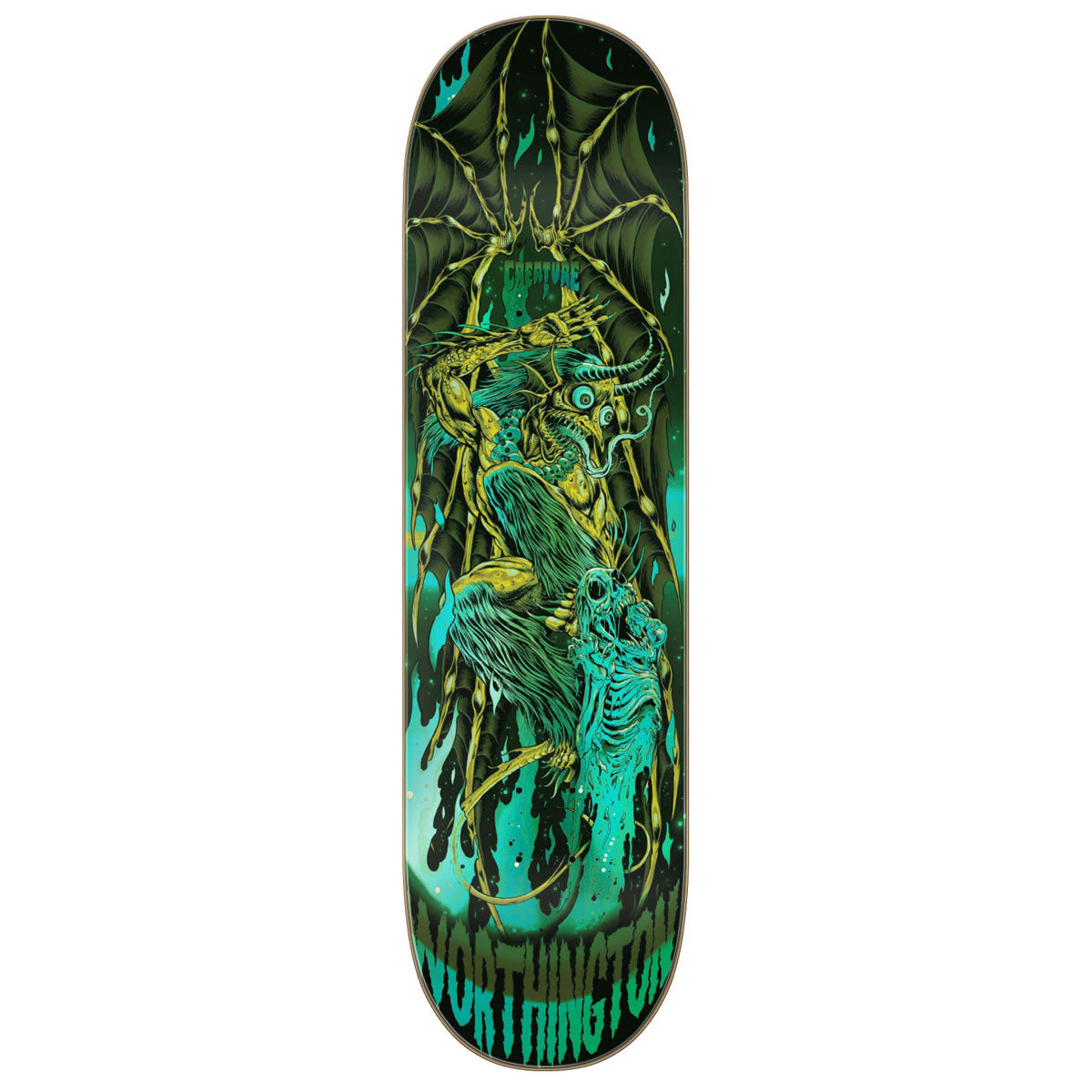 Creature Worthington Skullburn VX Skateboard Deck - 8.60