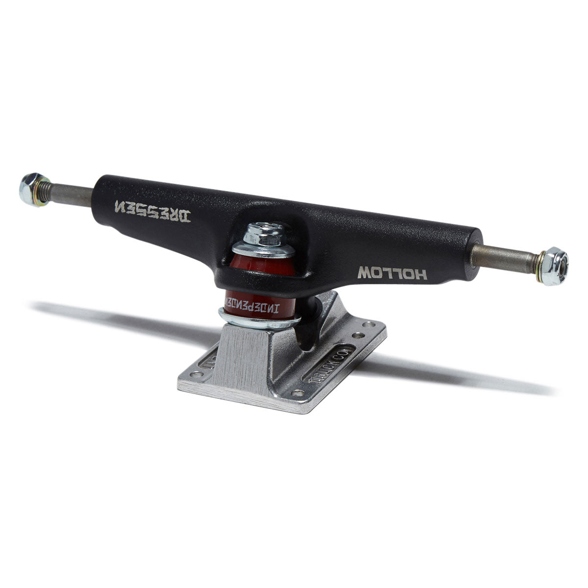 Independent Stage 4 Hollow Eric Dressen Pro Skateboard Trucks - Black/Silver - 166mm image 2