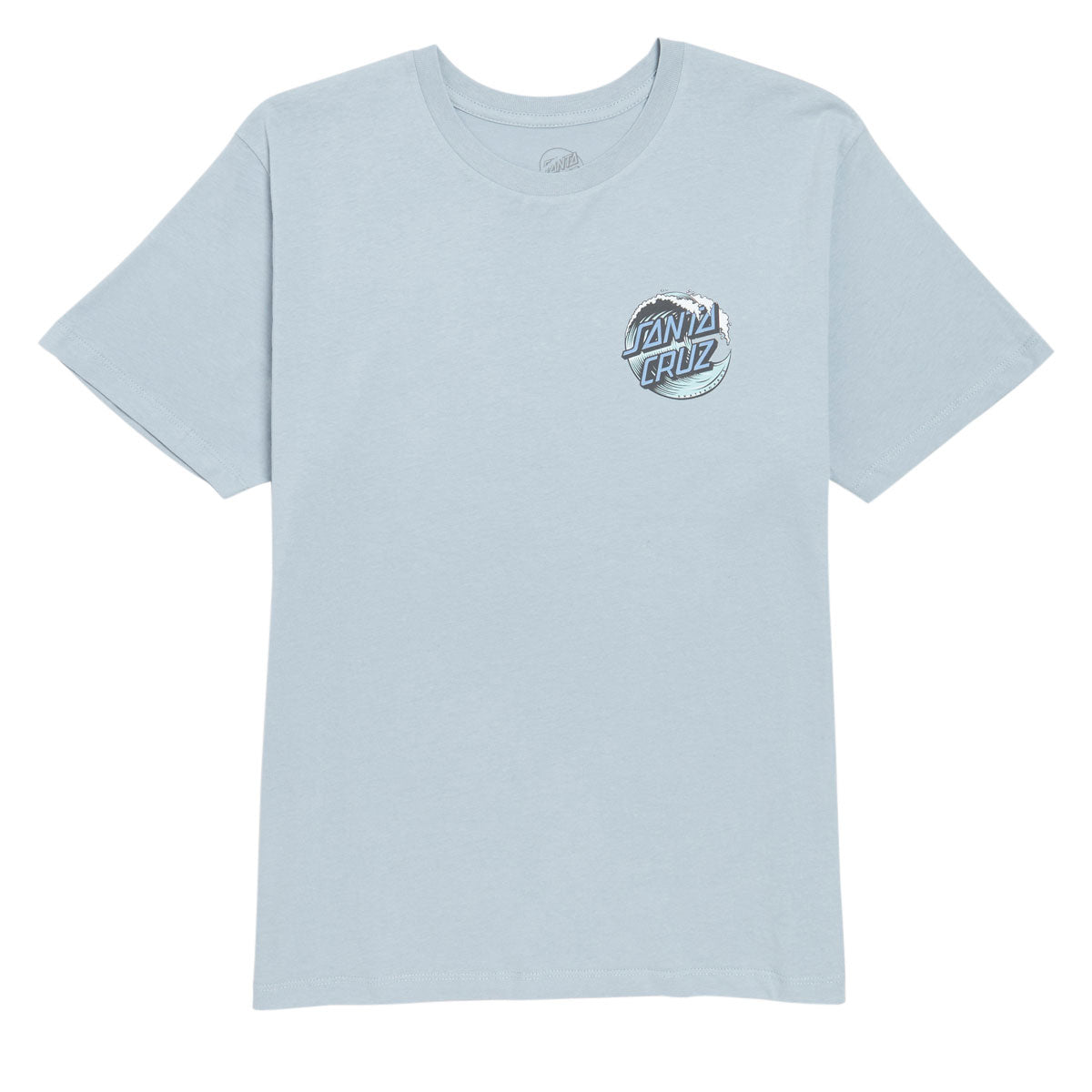 Santa Cruz Womens Wave Dot T-Shirt - Blue Fog image 1