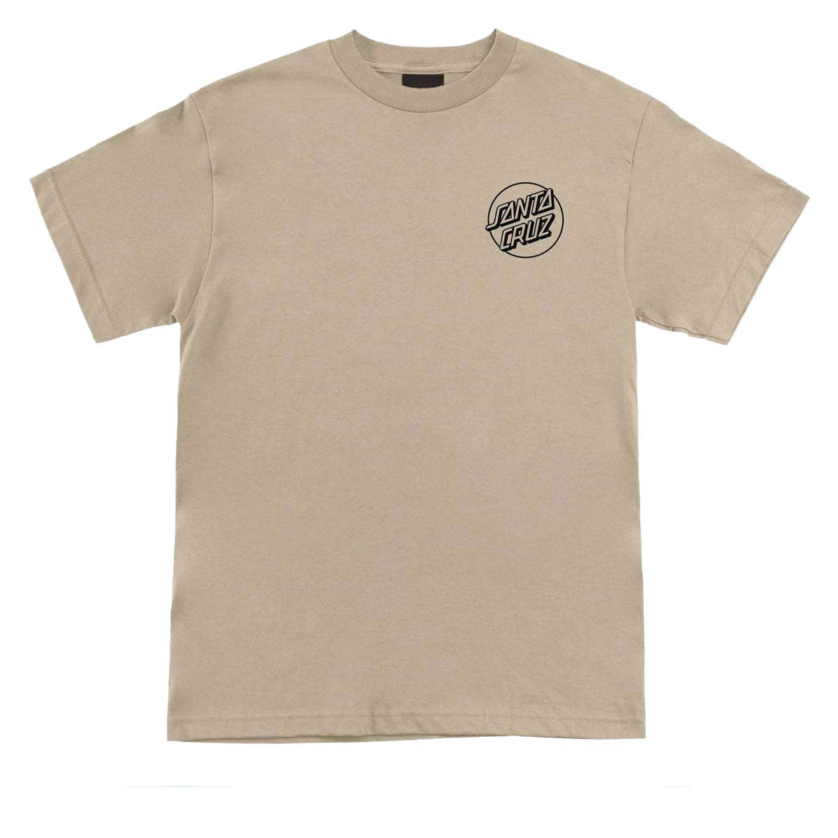 Santa Cruz Opus Dot Chest T-Shirt - Sand image 1