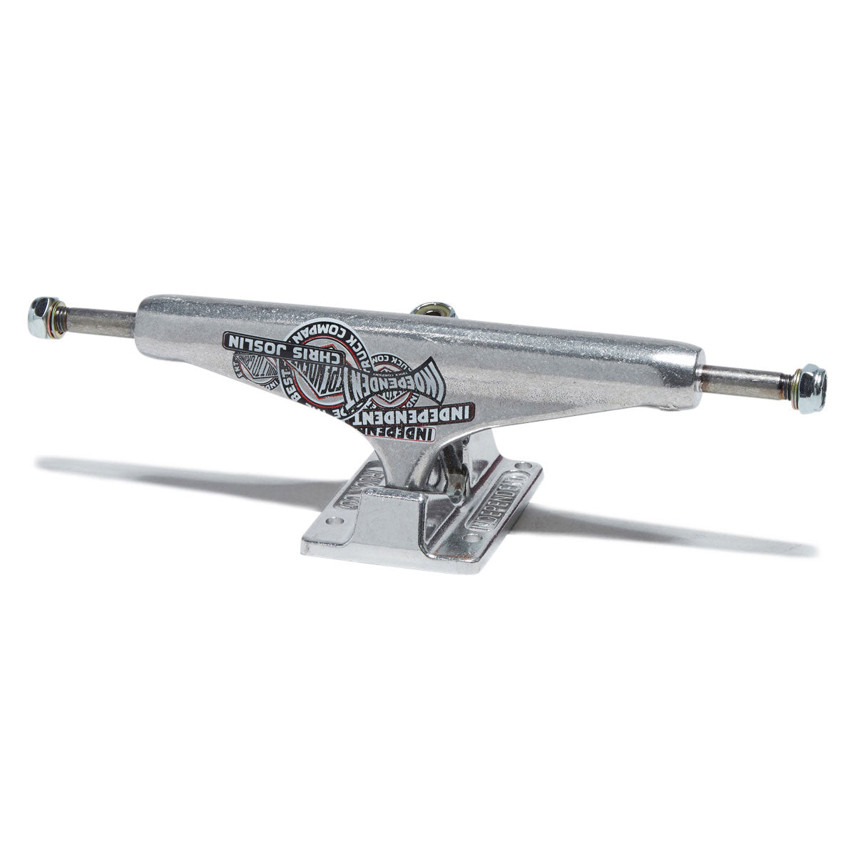 Independent Stage 11 Forged Titanium Chris Joslin Sticker Slap Pro Skateboard Trucks - Polished Silver - 159mm image 1
