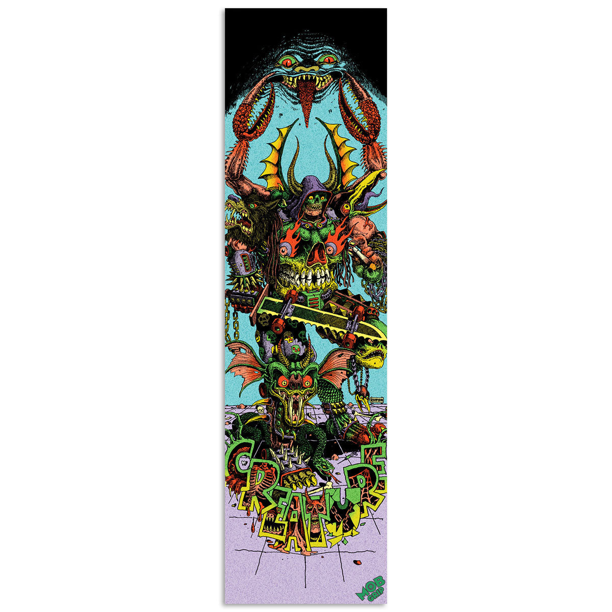 Mob x Creature Riot 1394 Hallucination Grip tape - Black image 1