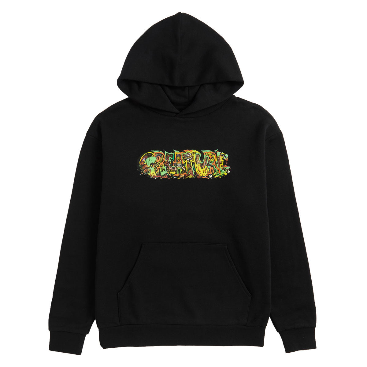 Creature Hallucination Beast Hoodie - Black image 1