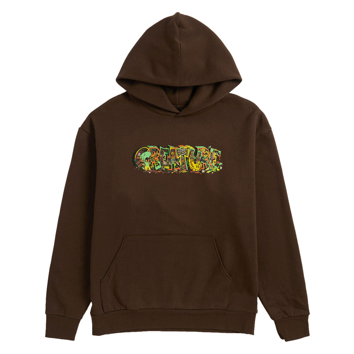 Creature Hallucination Beast Hoodie - Brown image 1