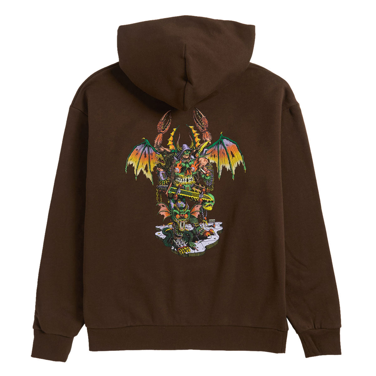 Creature Hallucination Beast Hoodie - Brown image 2