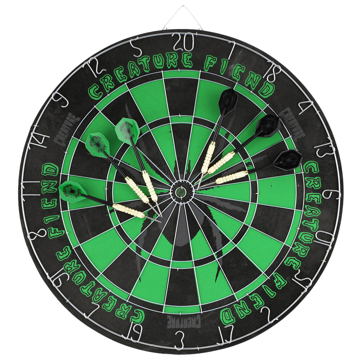 Creature Web Dart Board - Black/Dark Green image 1