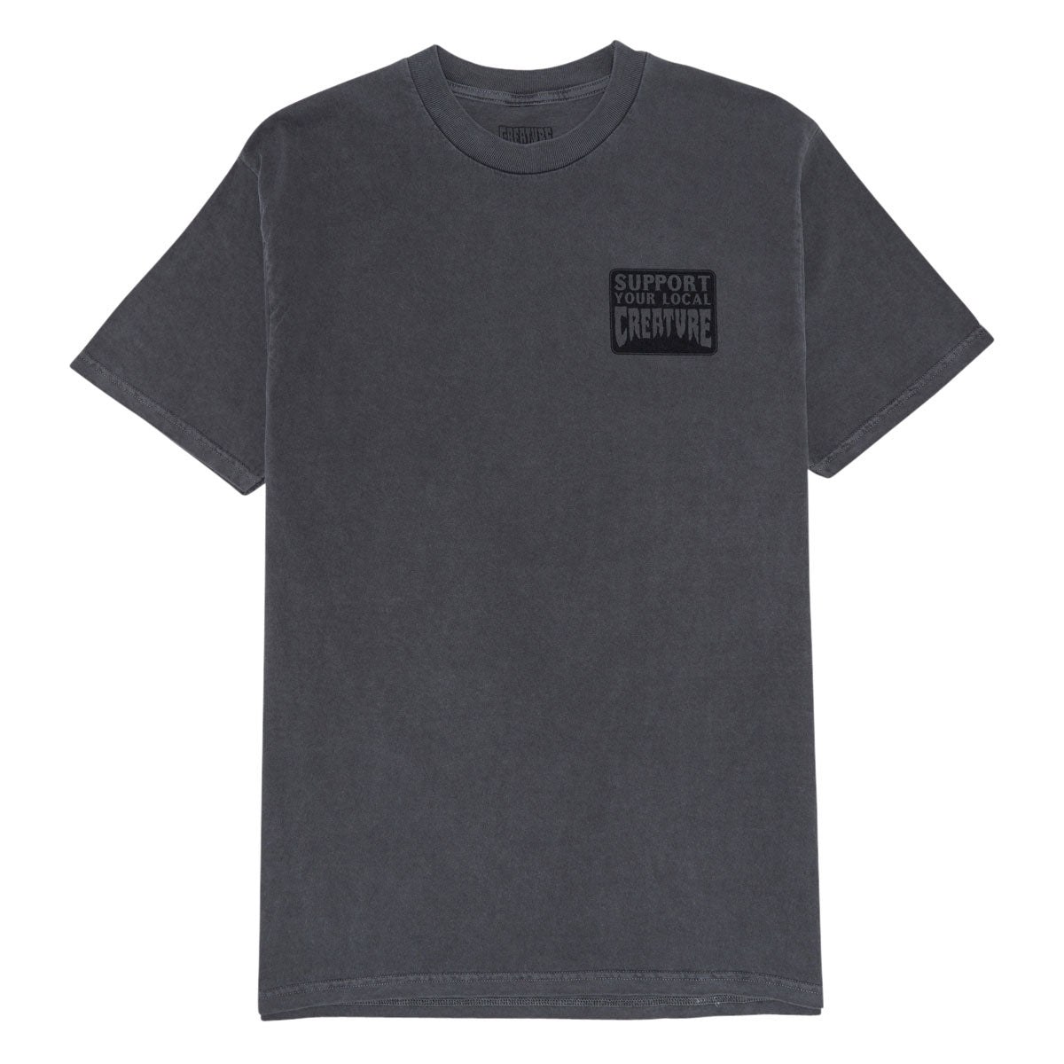 Creature REV Support T-Shirt - Storm Grey Pigment image 1