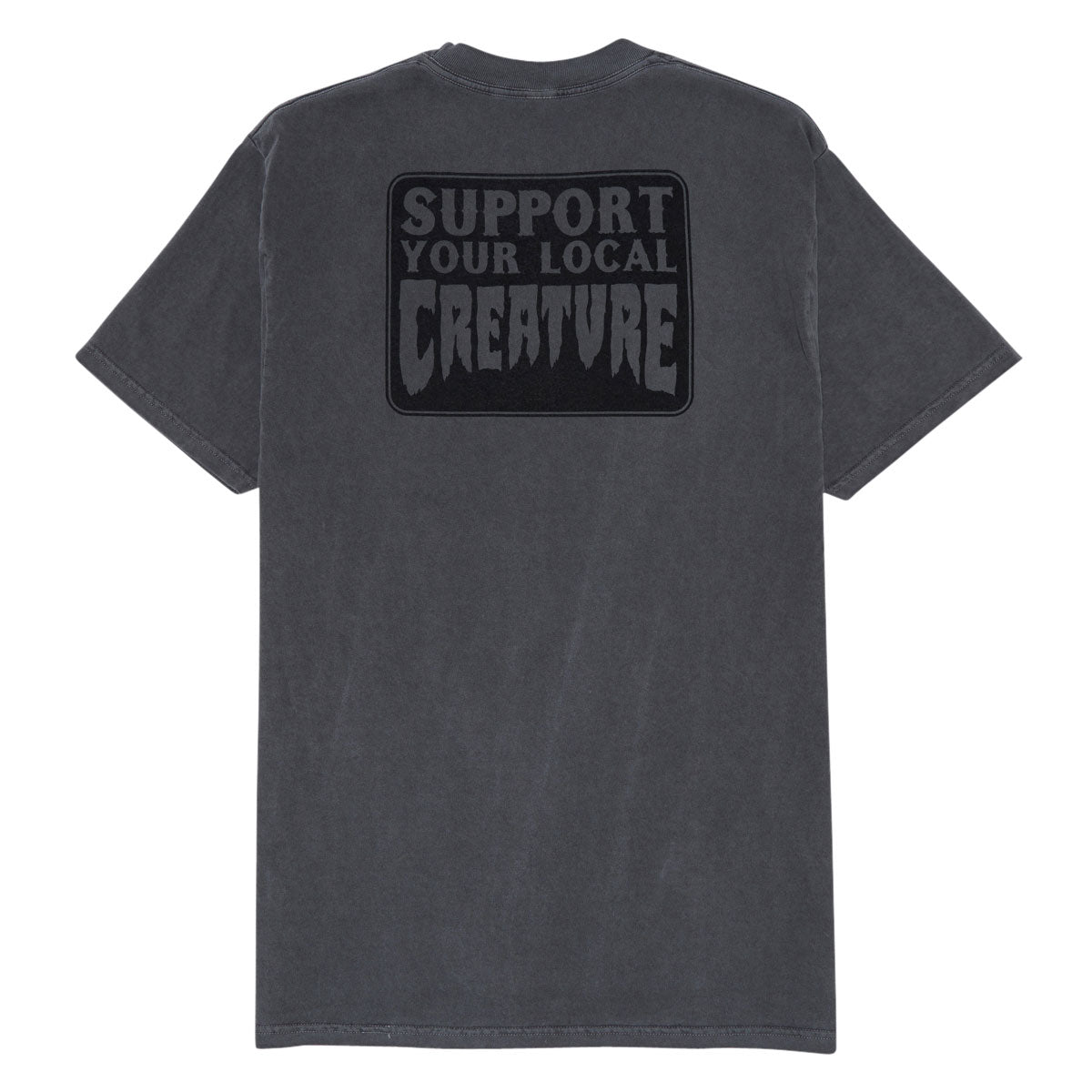Creature REV Support T-Shirt - Storm Grey Pigment image 2