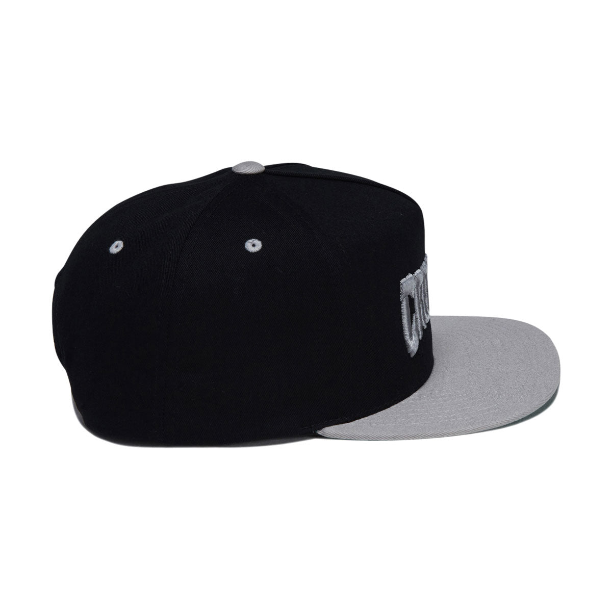 Creature Mono Logo Snapback Hat - Black/Silver image 4