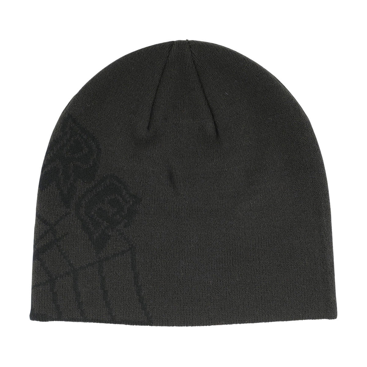 Creature Web Skull Cap Beanie - Charcoal image 2
