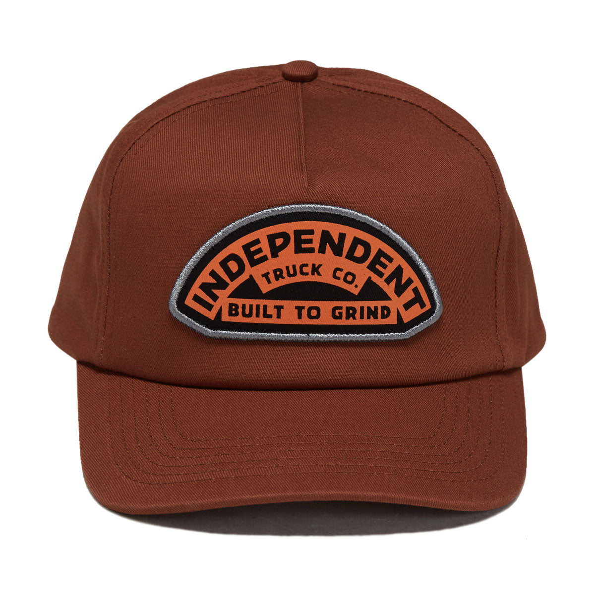 Independent Built To Grind Onsite Snapback Hat - Brown image 5