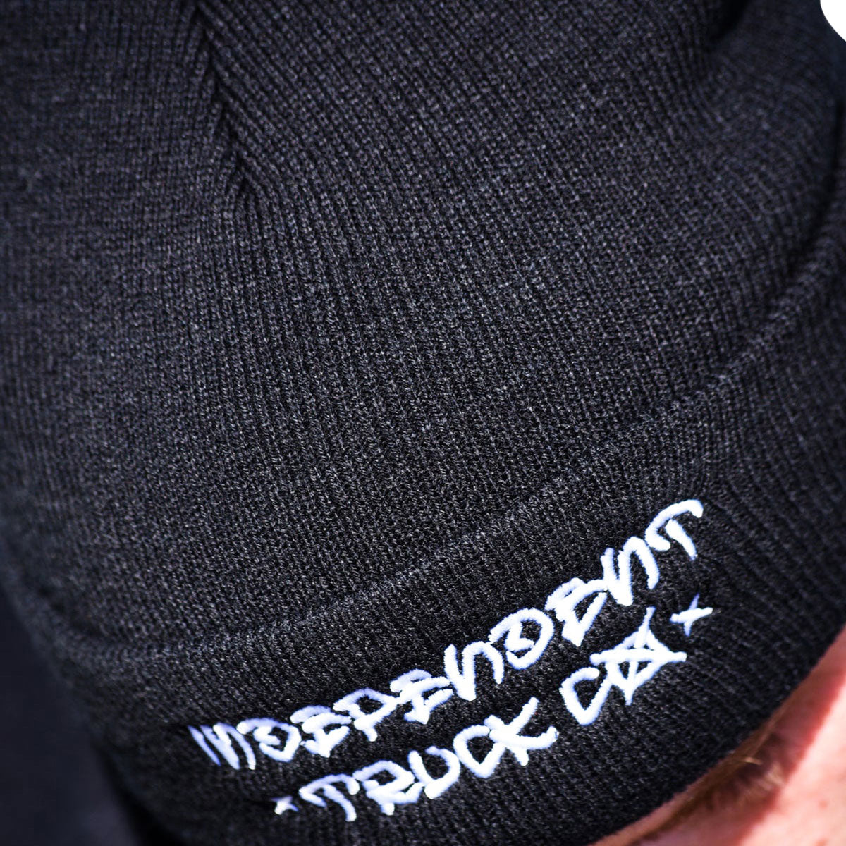 Independent ITC Street Script Long Shoreman Beanie - Black image 3
