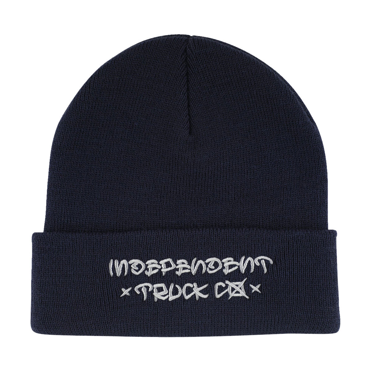 Independent ITC Street Script Long Shoreman Beanie - Navy image 1