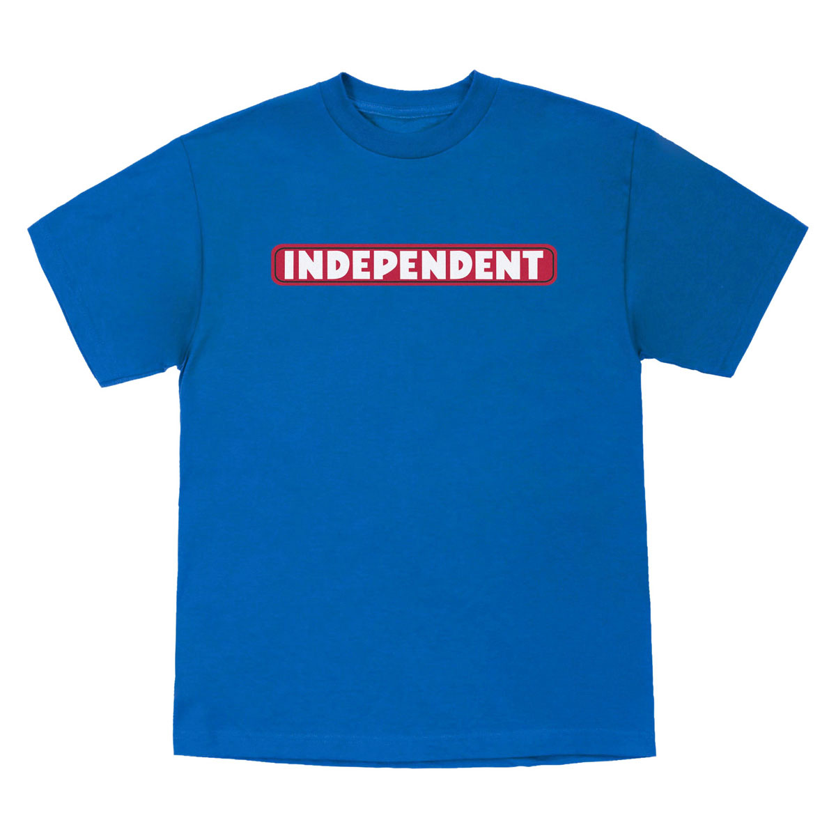 Independent Bar Logo T-Shirt - Royal/Red image 1