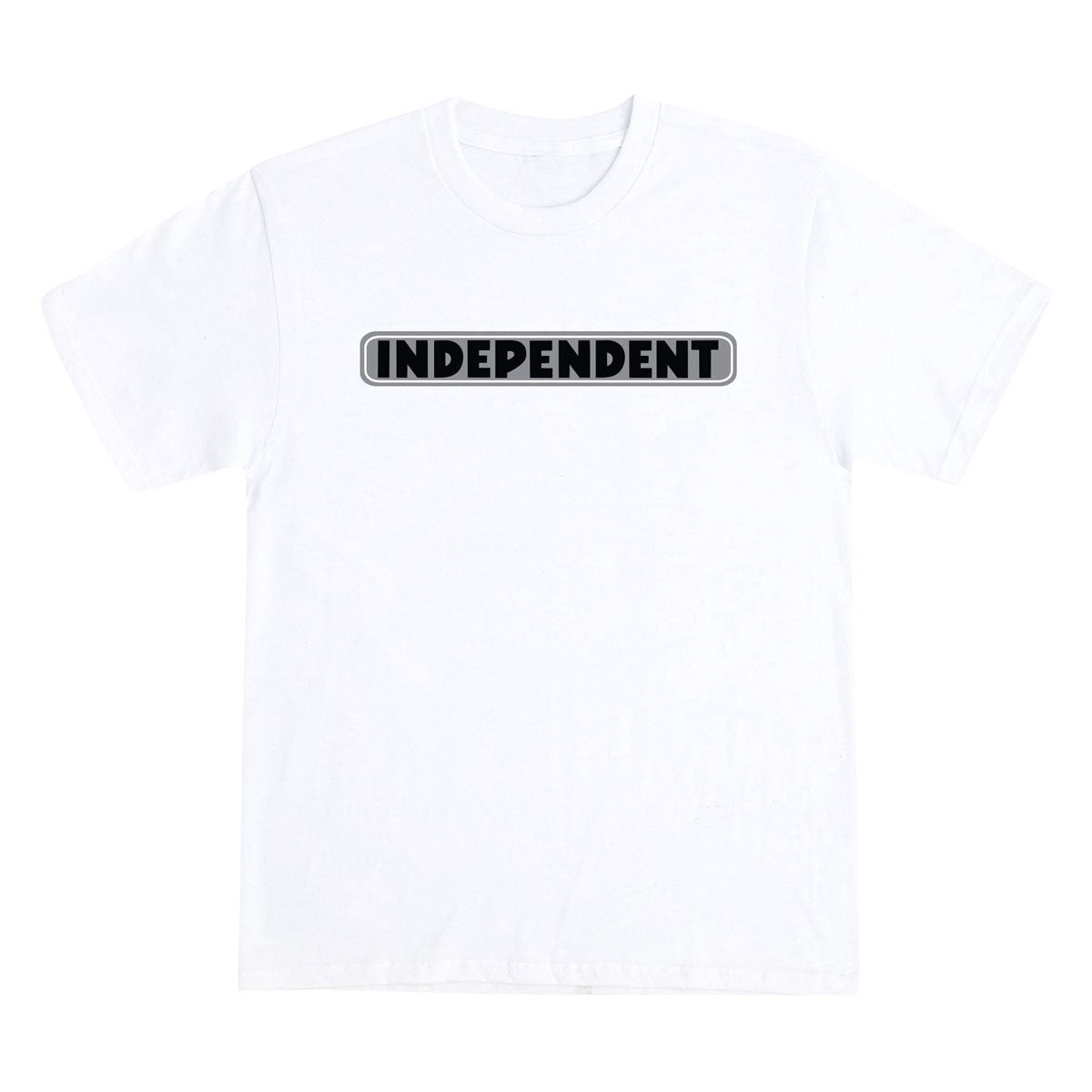 Independent Bar Logo T-Shirt - White/Grey image 1
