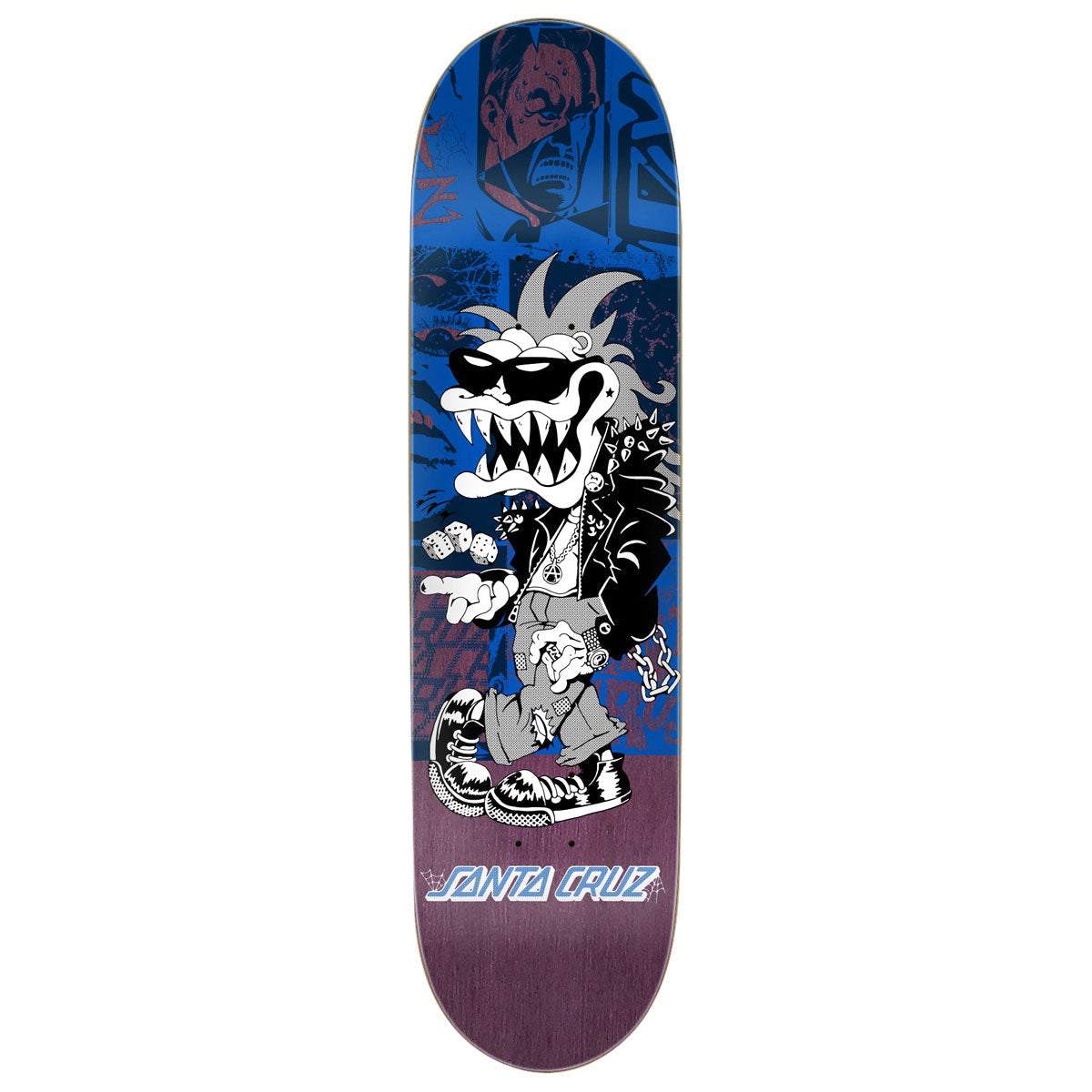 Santa Cruz Check Gremlin Feelbase Skateboard Deck - 7.75