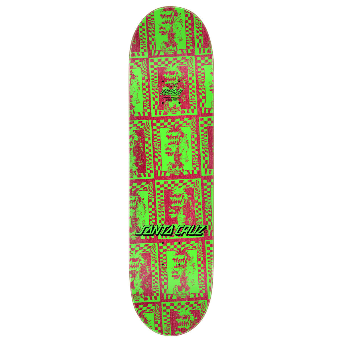 Santa Cruz Check Gremlin Feelbase Skateboard Complete - 7.75
