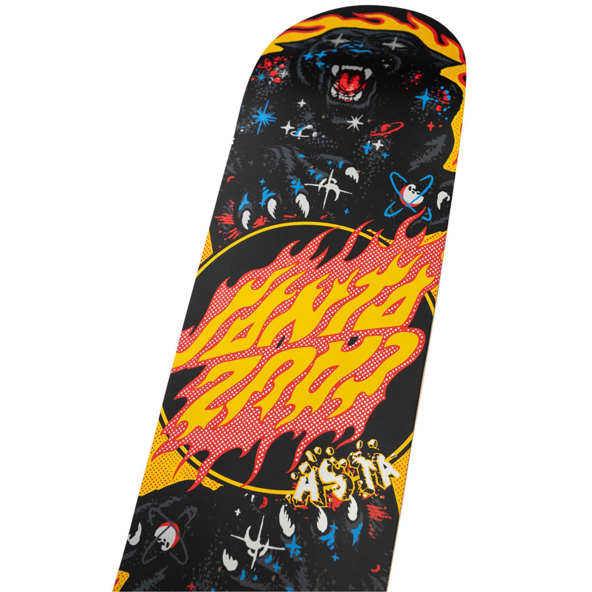 Santa Cruz Asta Cosmic Cat Twin Pro Skateboard Deck - 8.20
