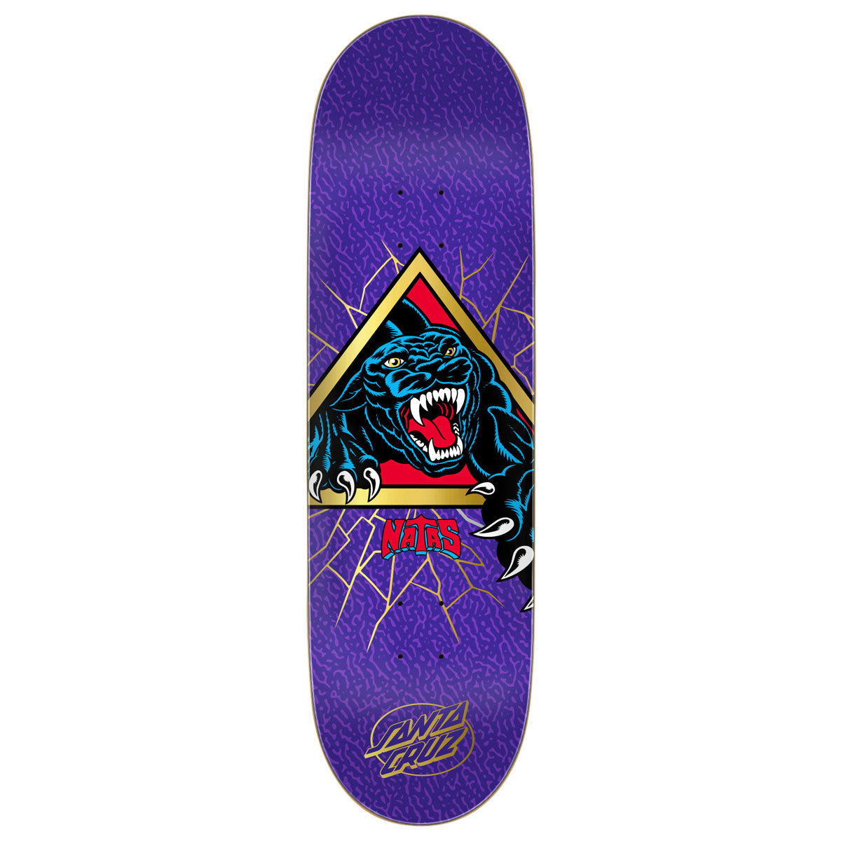 Santa Cruz Natas Shattered Panther 2026 VX Skateboard Deck - 9.00